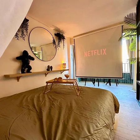 아파트 Splendide Loft Avec Jacuzzi Et Cinema - Cap D'agde *